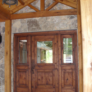 Front door entryway by Home Tech Construction Services