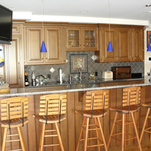 Kitchen island by Home Tech Construction Services