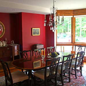 Lake house dining room by Home Tech Construction Services