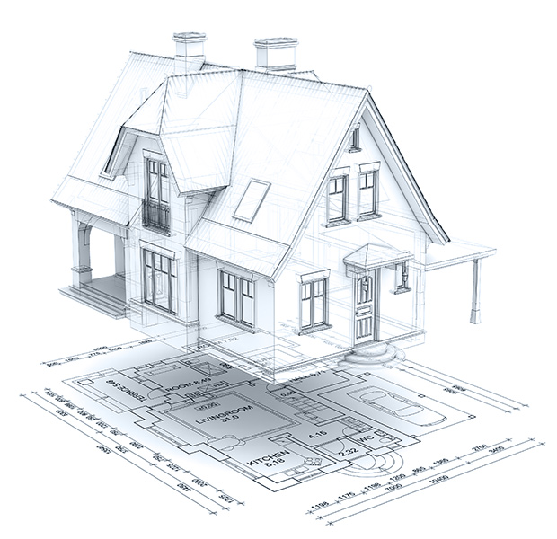 House Blueprint Drawing