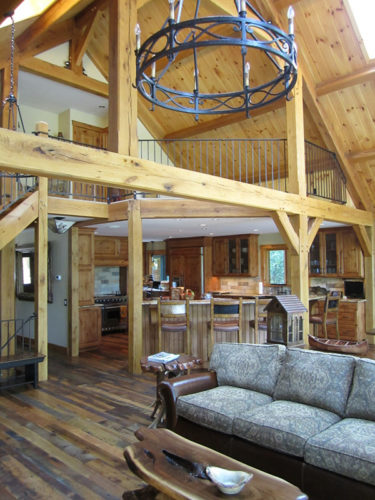 Beautiful Wood Cabin Interior
