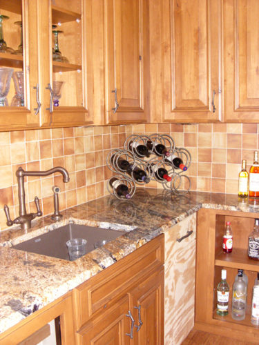 Tile and Wood Kitchen