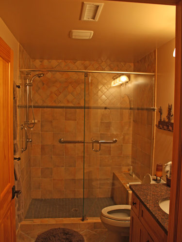 Shower and Bathroom