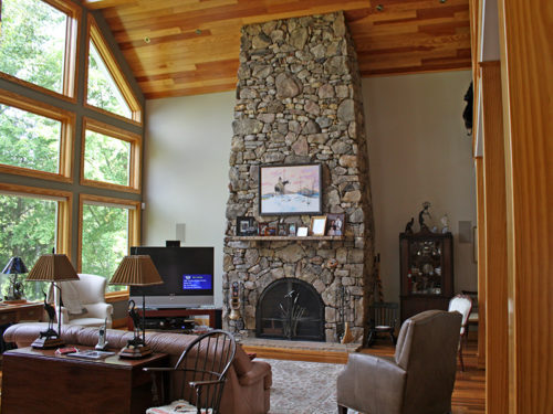 Custom Fireplace In Living Room